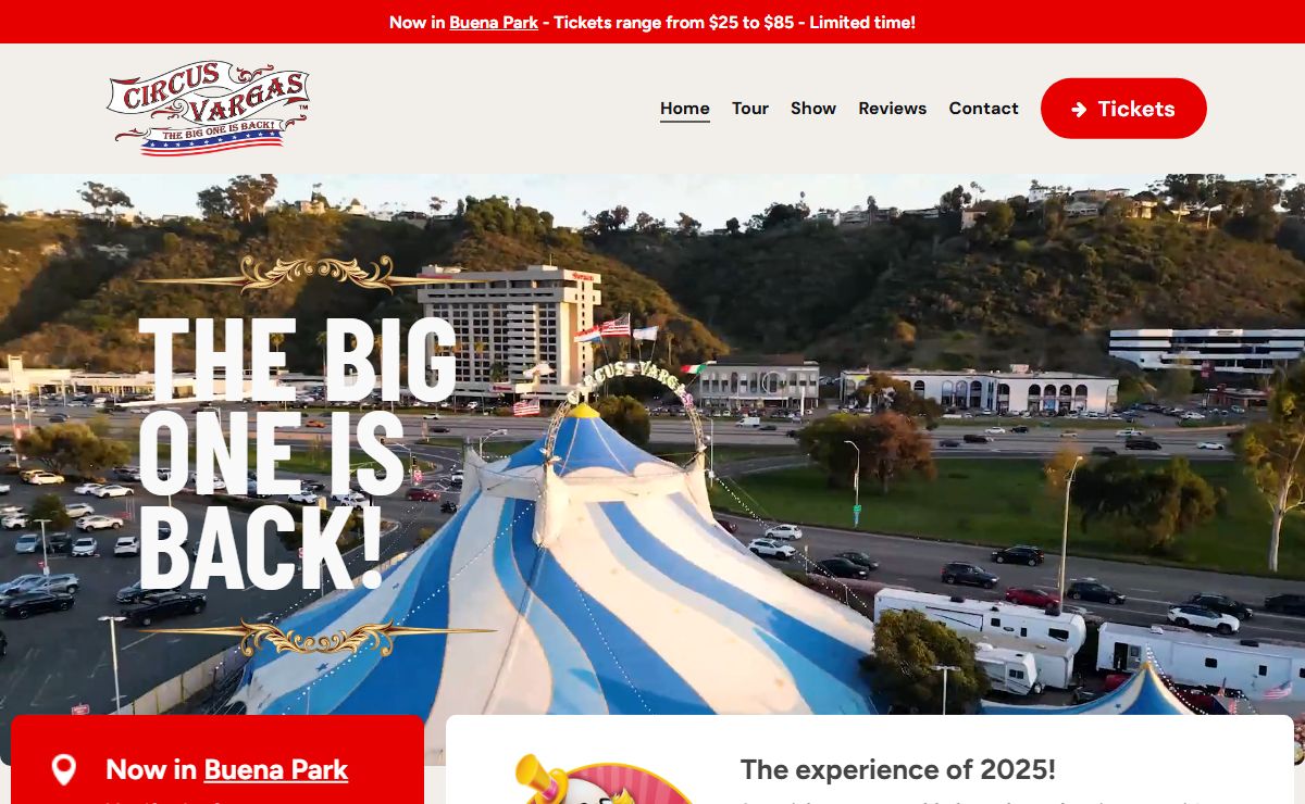 Circus Vargas 🎪 - The Entertainment Experience of 2025!