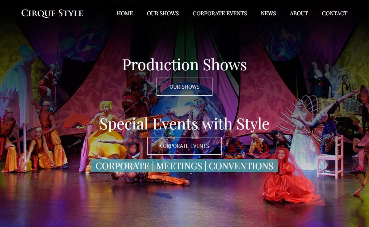 Home | Cirque Style