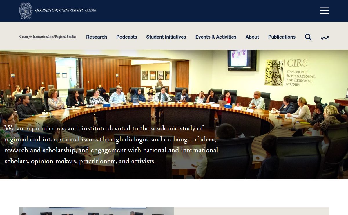 CIRS - Center for International and Regional Studies