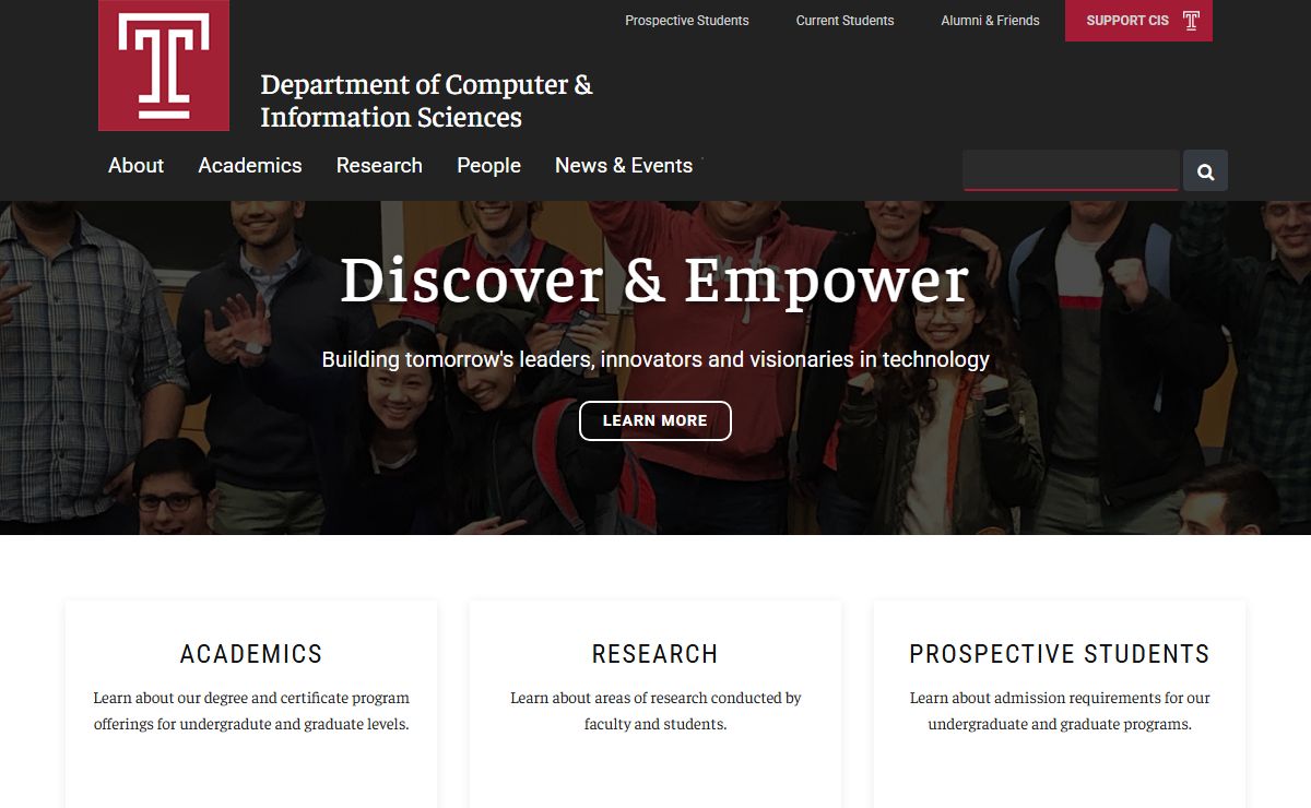 Department of Computer & Information Sciences | College of Science and Technology