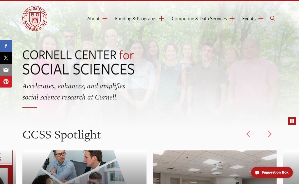 Cornell Center for Social Sciences | Cornell University