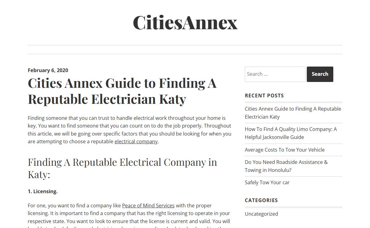 CitiesAnnex