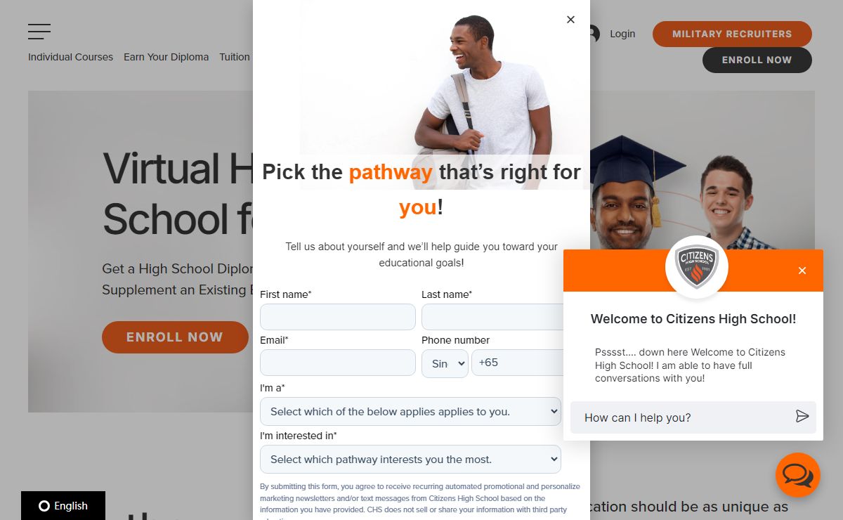 Fully Accredited High School Courses | Citizens High School
