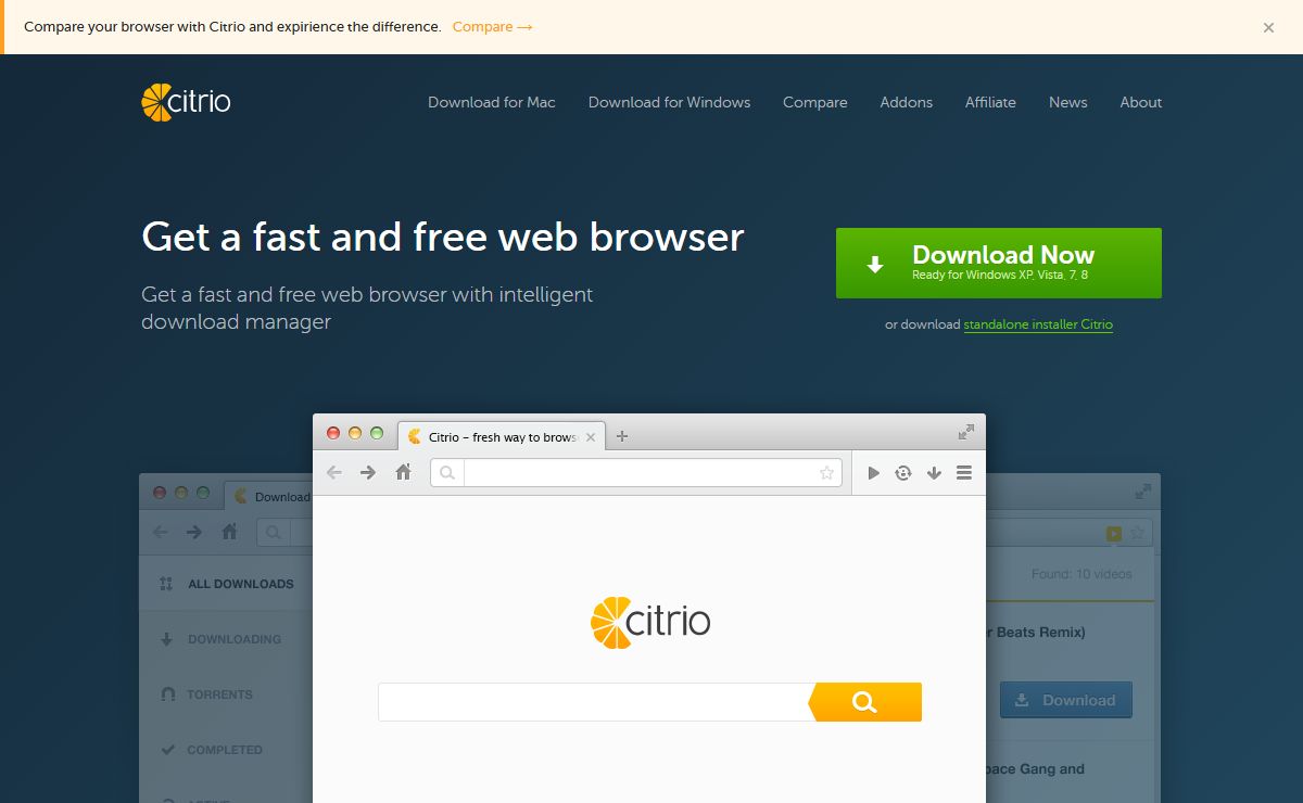 Citrio Browser - fast and free web browser