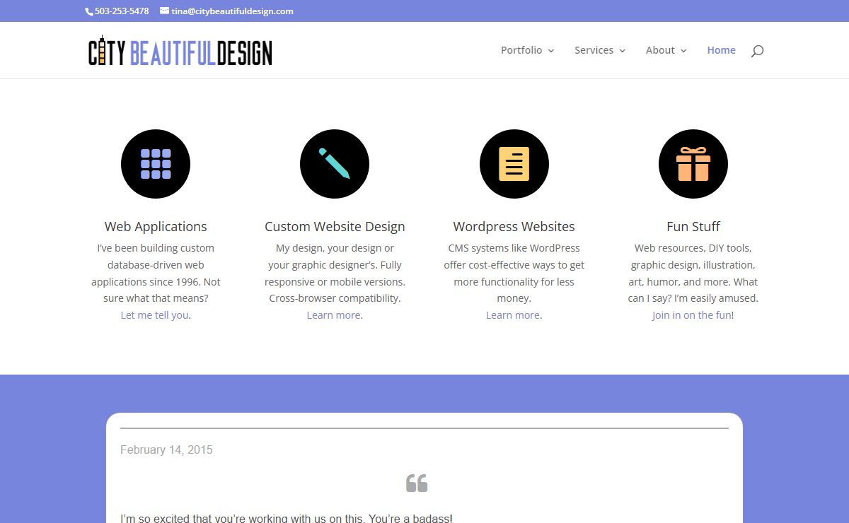 City Beautiful Design | Website & Database Development