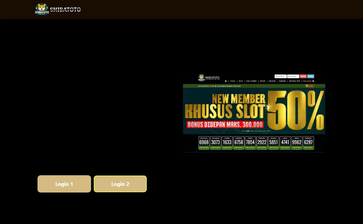 ShibaToto Situs Togel Online Diskon Besar dan Hadiah Terbesar 2024