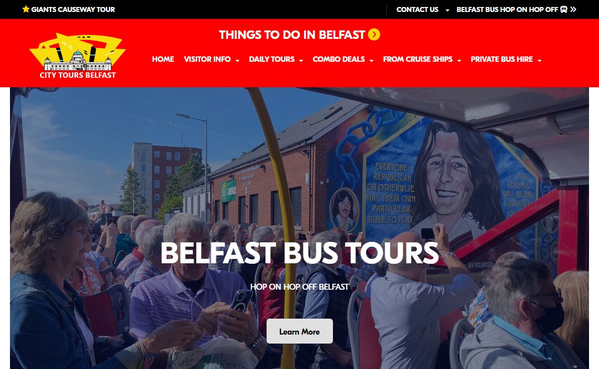 Belfast Bus Tours | Day Tours From Belfast | City Tours Belfast