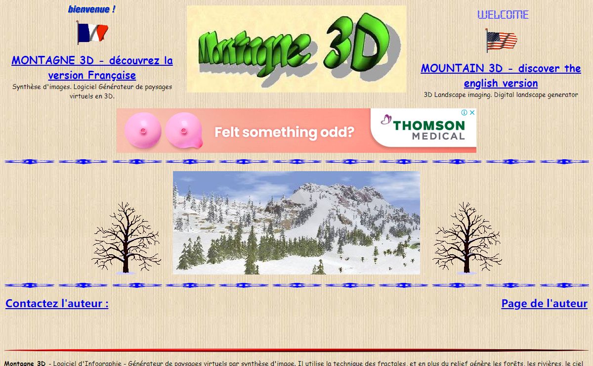 Montagne 3D - Mountain 3D