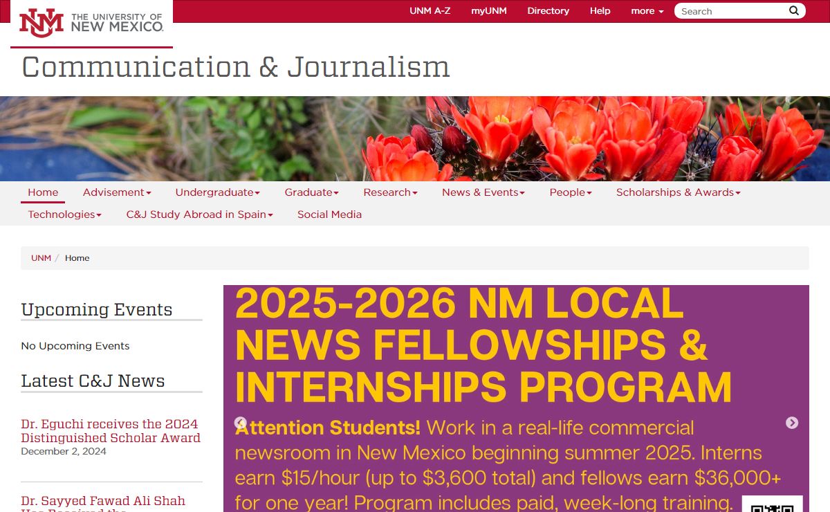 Communication & Journalism | The University of New Mexico