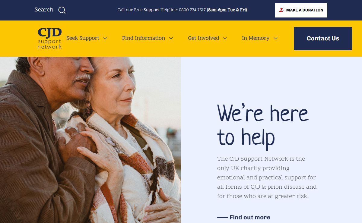 CJD Support Network — We’re here to help.