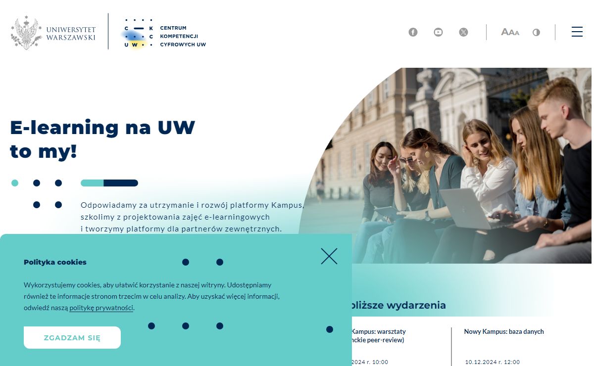Strona główna - Centrum Kompetencji Cyfrowych UW