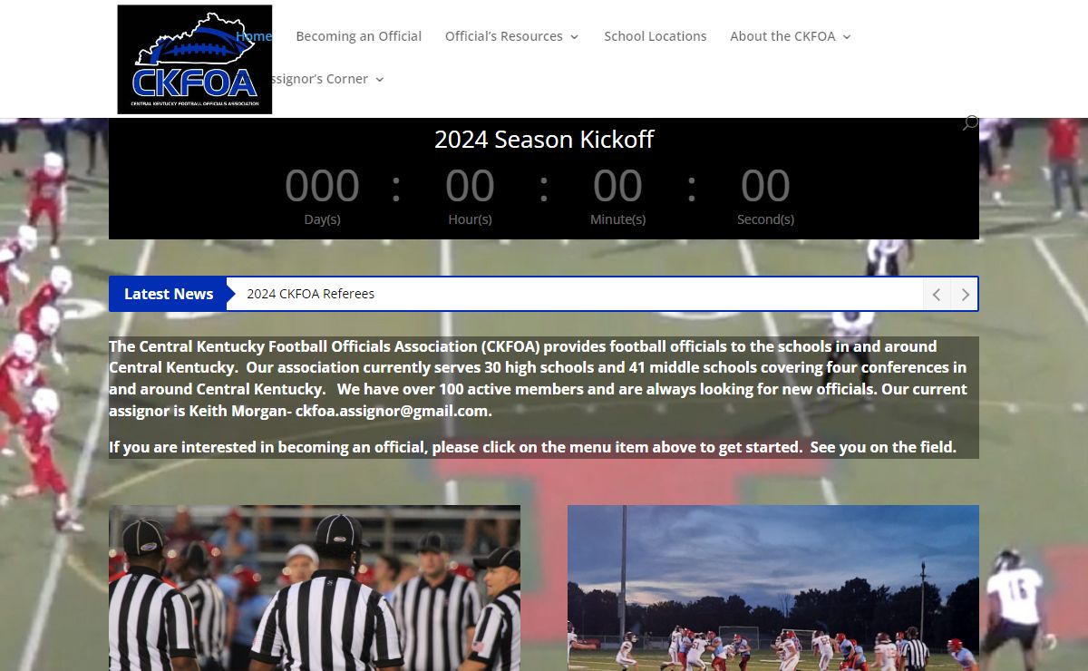 Central Kentucky Football Officials | Central Kentucky Football Officials Association