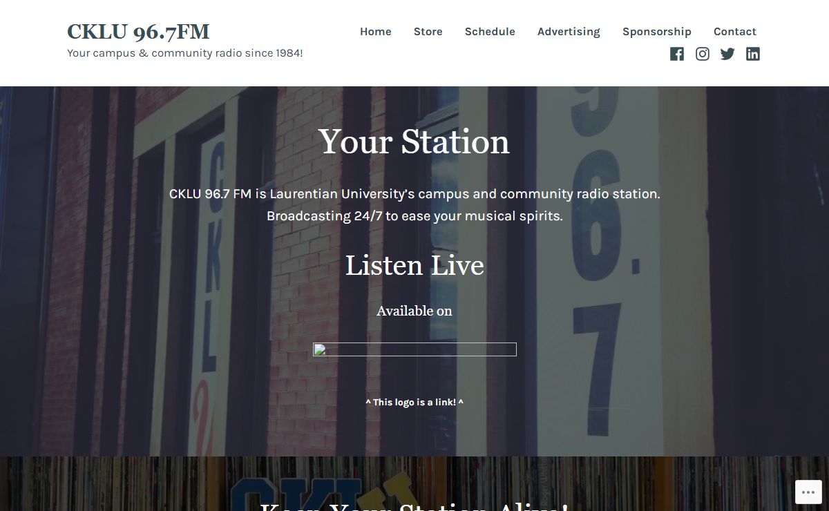CKLU 96.7FM – Your campus & community radio since 1984!