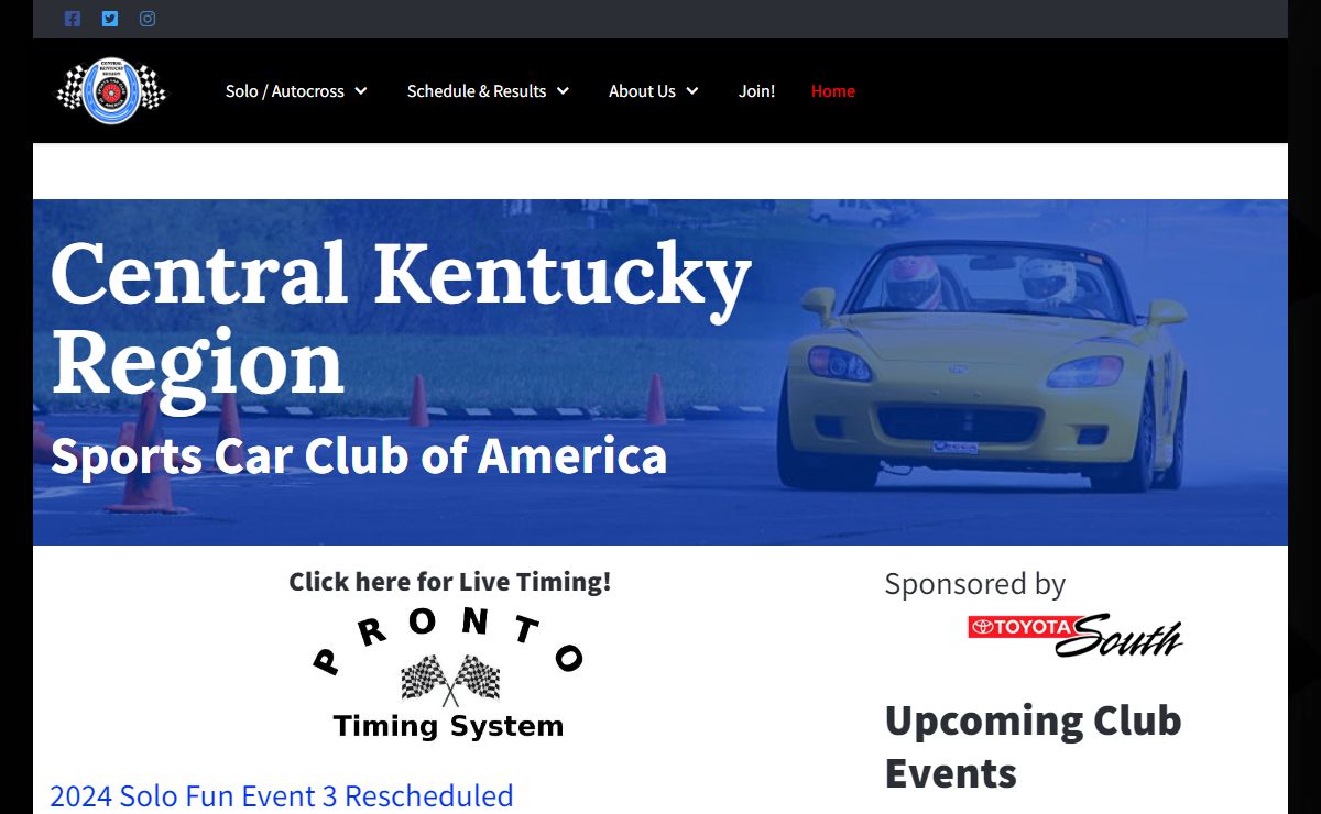 Central Kentucky Region SCCA - CKRSCCA
