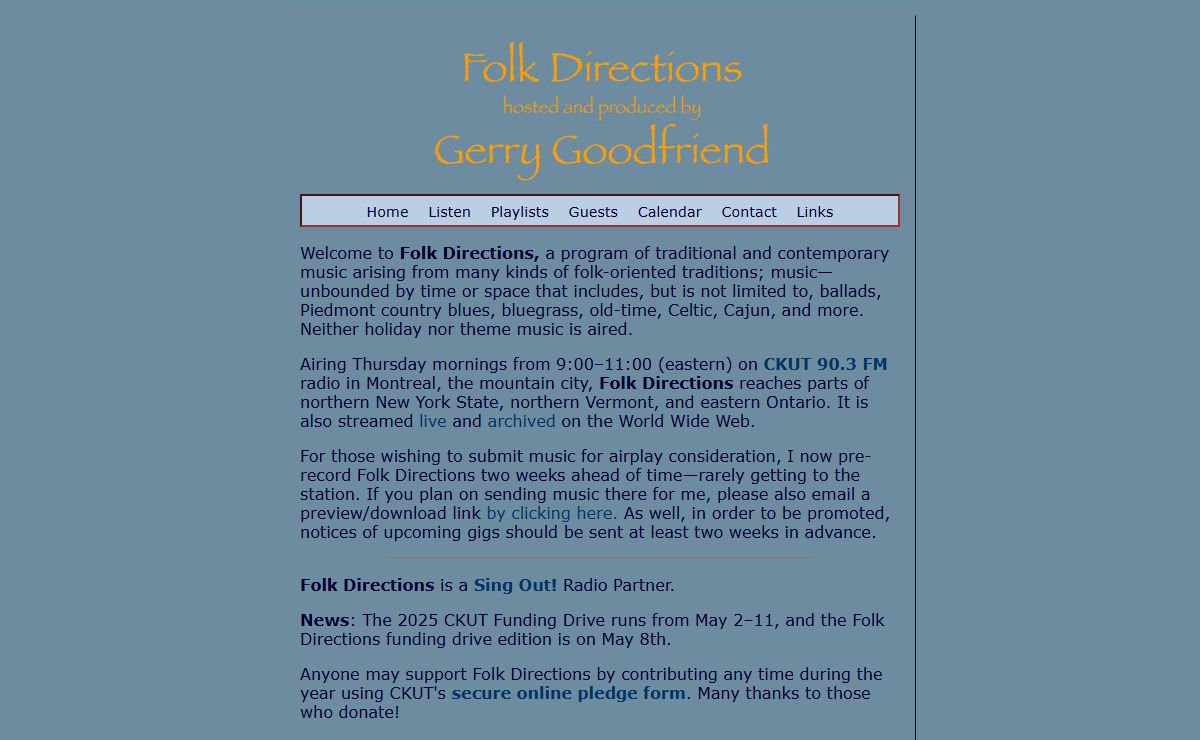 Folk Directions: Home