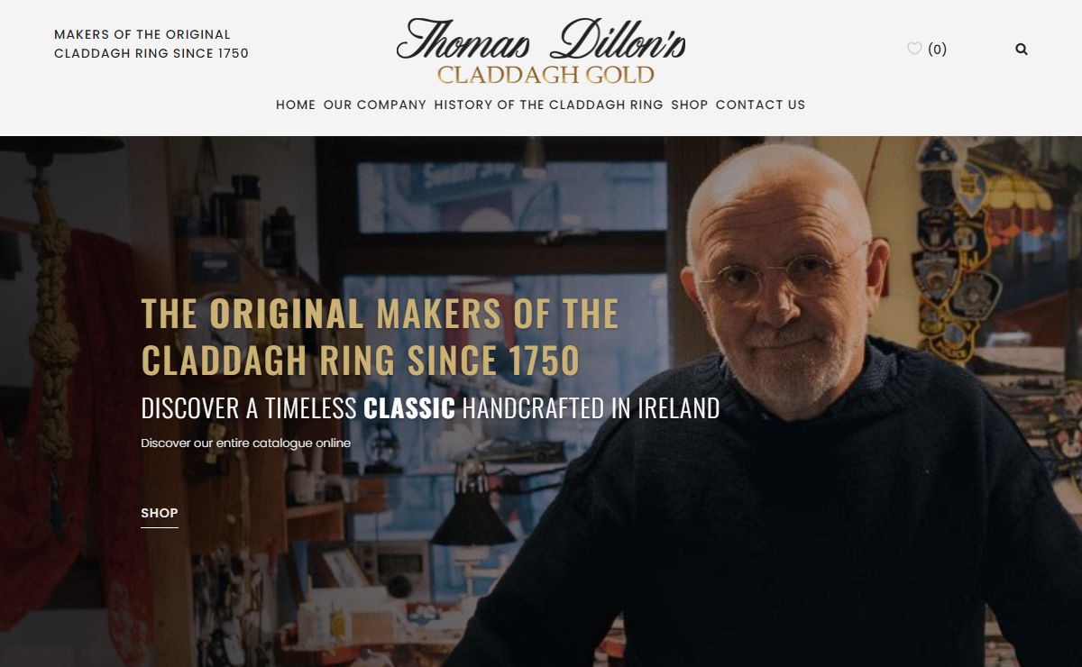 Award Winning Claddagh Ring Store - Thomas Dillion Galway