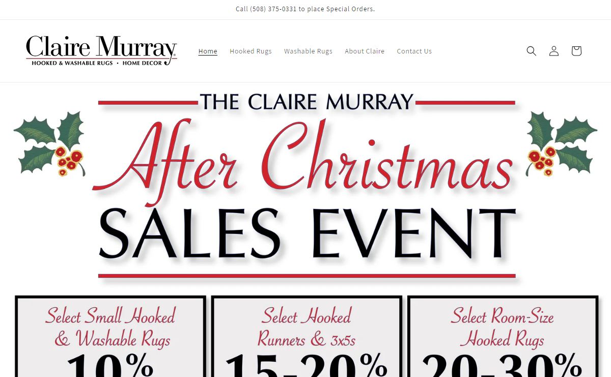 Claire Murray Hooked Rugs and Home Decor