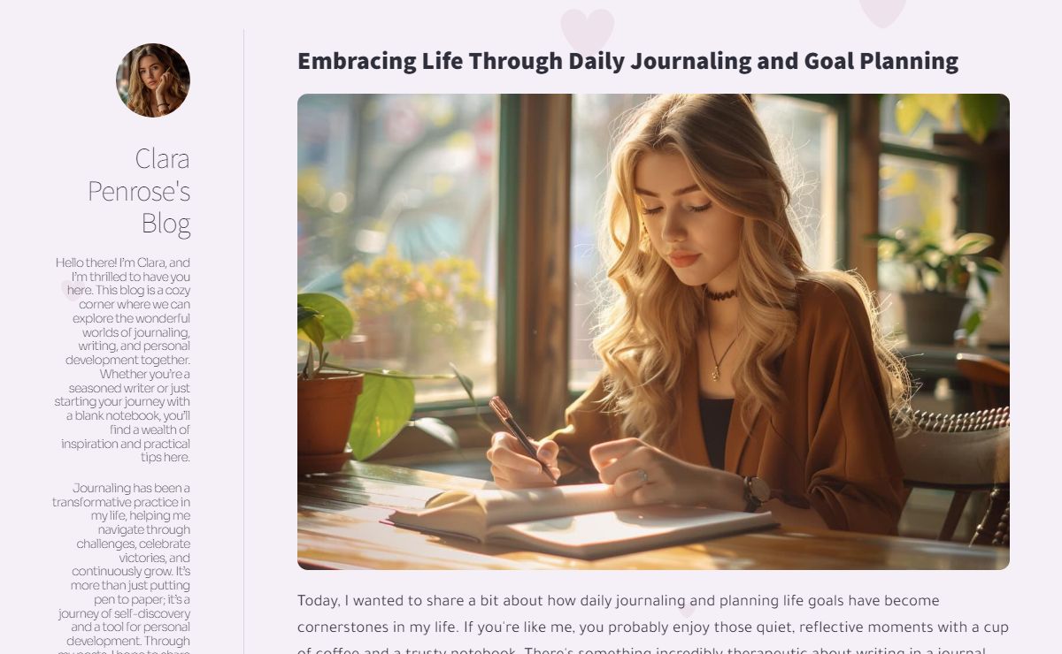 Clara Penrose's Blog