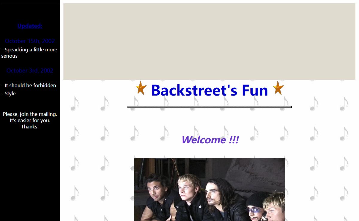 Backstreet's Fun