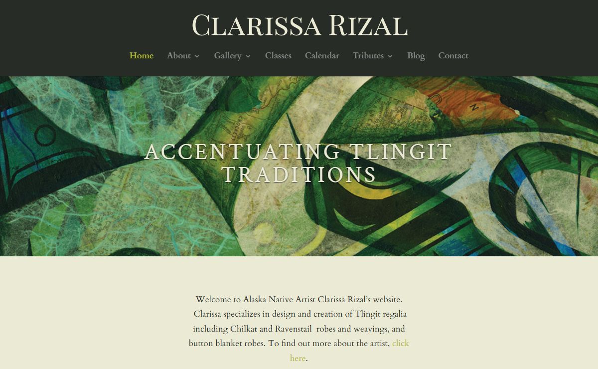 Clarissa Rizal | Alaska Native Artist – Accentuating Tlingit Traditions