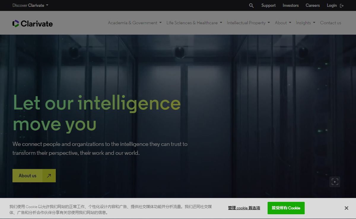 Clarivate - Leading Global Transformative Intelligence