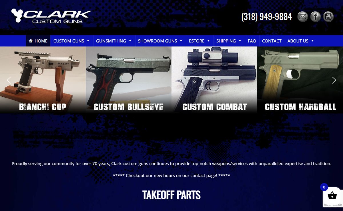Clark Custom Guns | Established 1950 | Princeton Louisiana