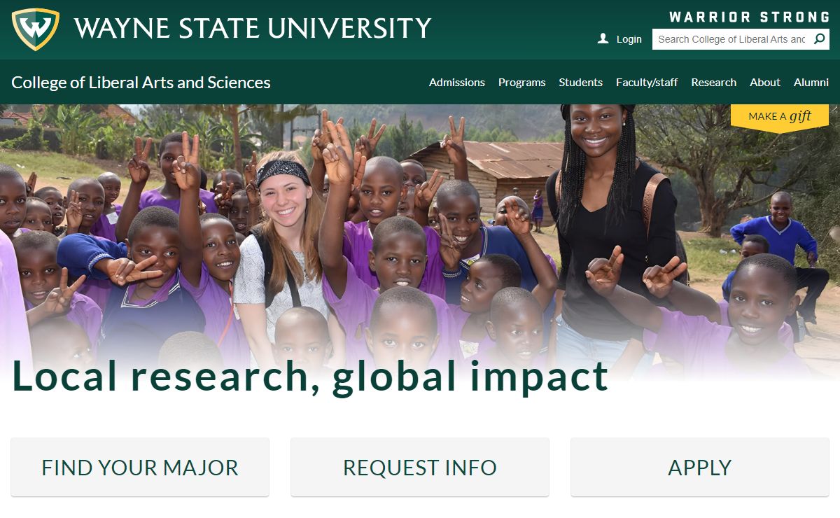College of Liberal Arts and Sciences - Wayne State University