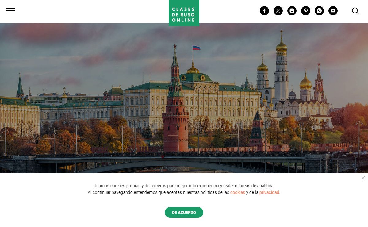 Clases de ruso online con profesores nativos