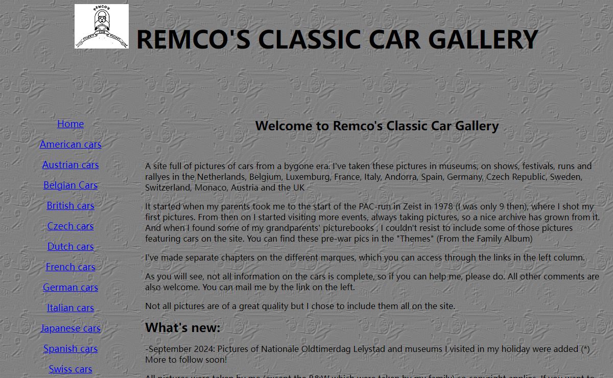 Remco's Classic Car Gallery