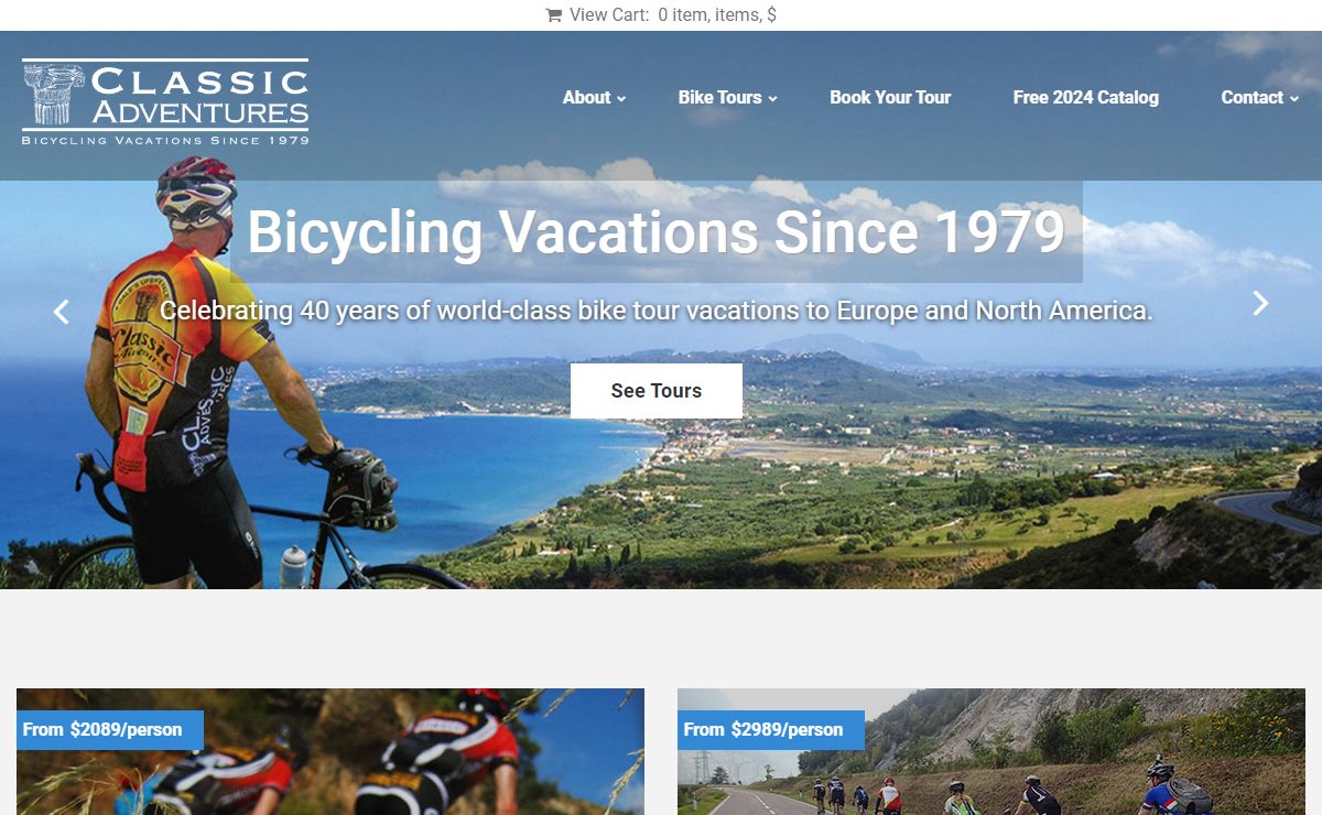 Natchez & Greece Bike Tour | Classic Adventures Bicycling Vacations