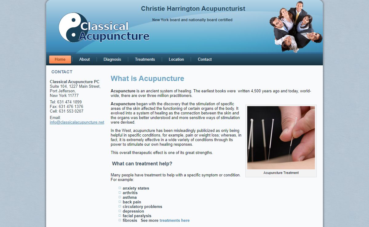 Classical acupuncture Port Jefferson, NY 11777 - Dr Christie Harrington