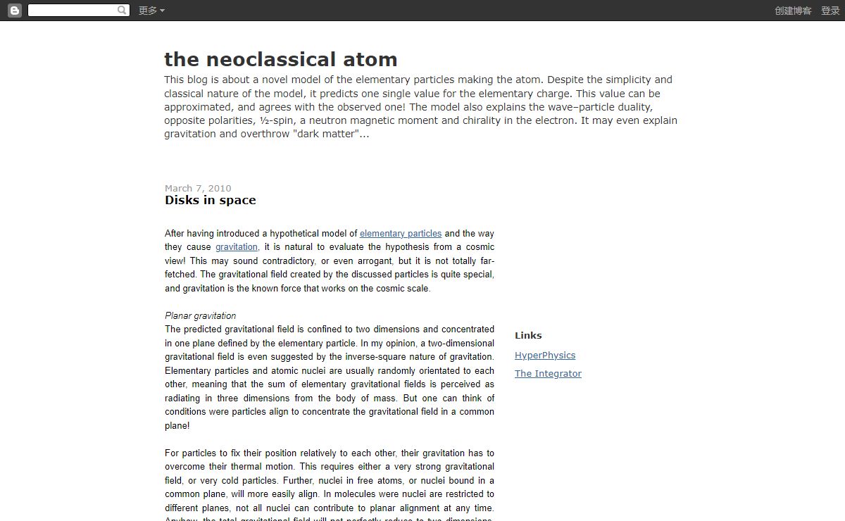 the neoclassical atom