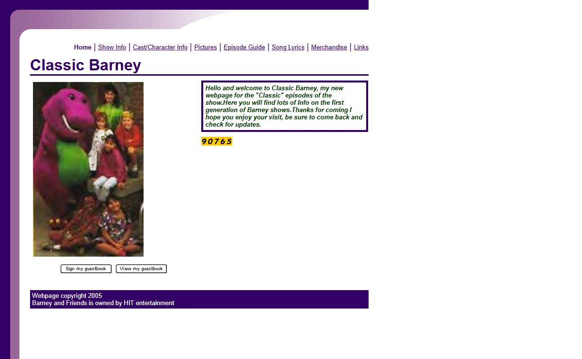 Classic Barney