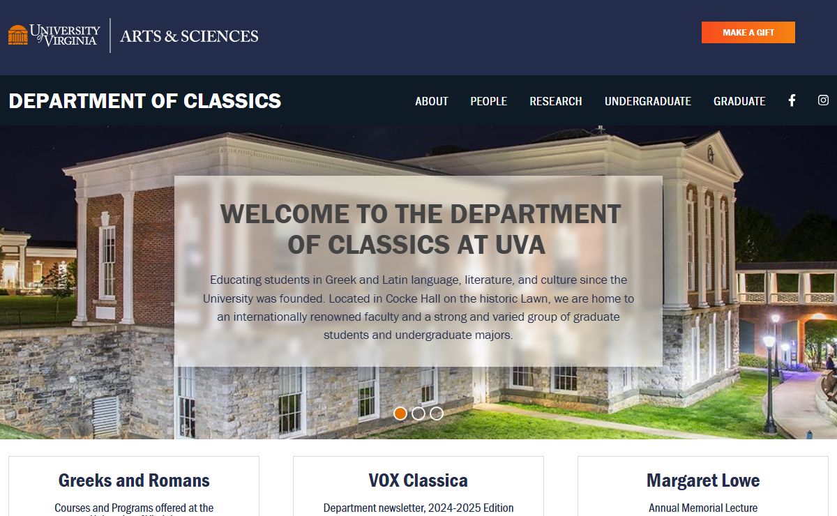 Home | Department of Classics