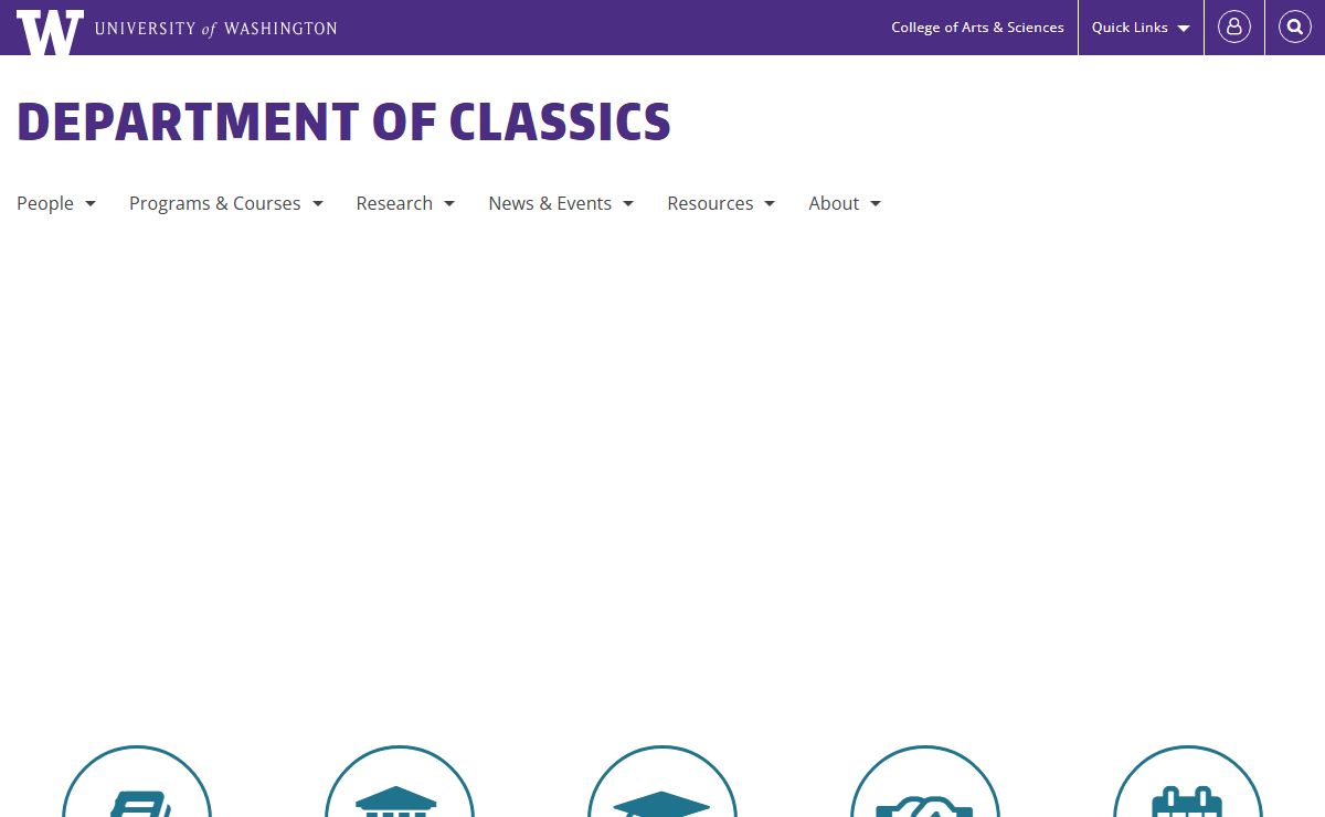 Home | Department of Classics | University of Washington