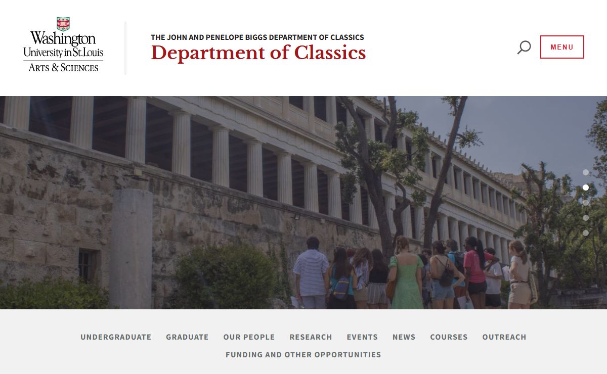 Department of Classics | Washington University in St. Louis