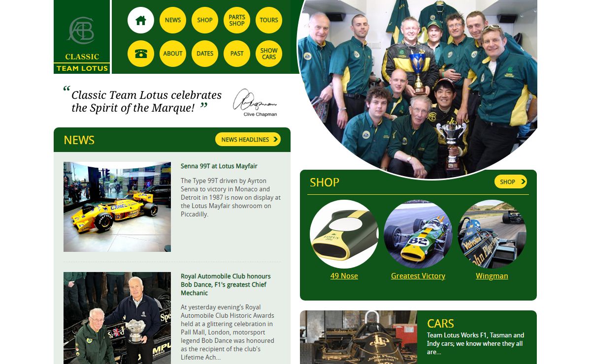 Home - Classic Team Lotus