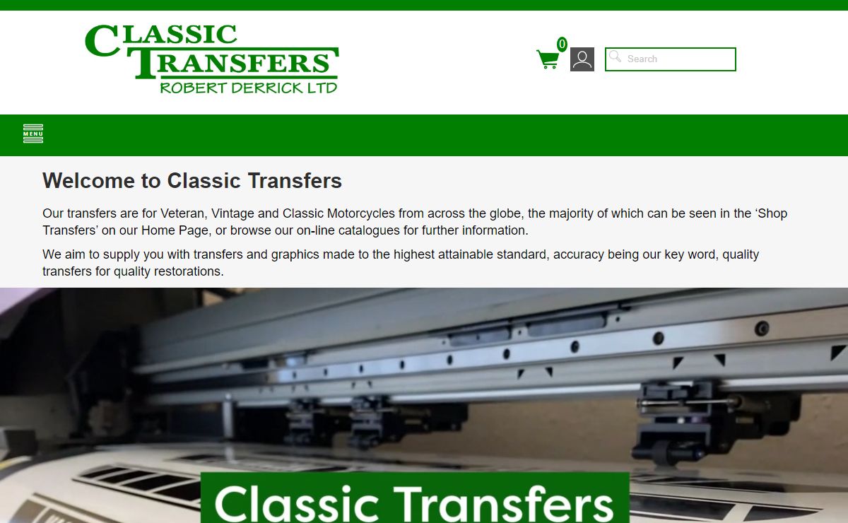Classic Transfers Motorcycle Transfers and Decals | Triumph | BSA | Norton | AJS | Ducati