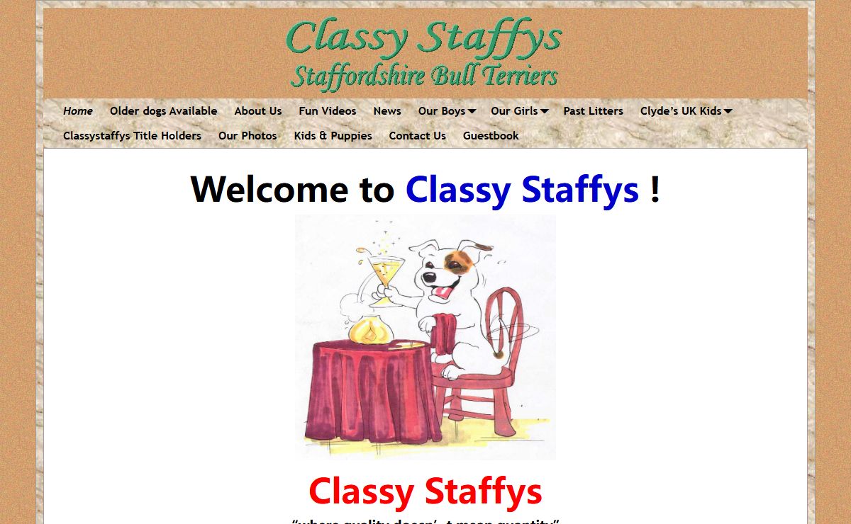 Classy Staffys – Stafford Shire Bull Terriers, Tacoma, WA
