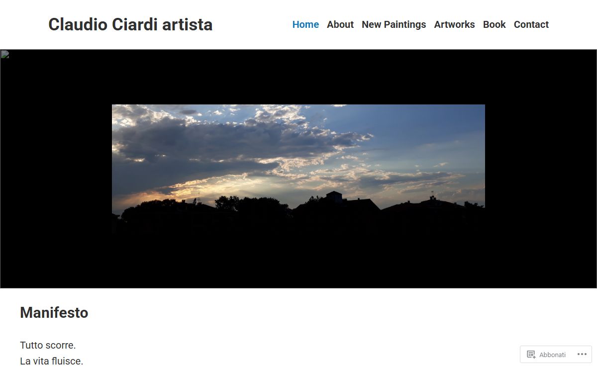 Claudio Ciardi artista