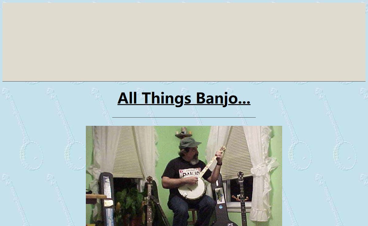 All Things Banjo...