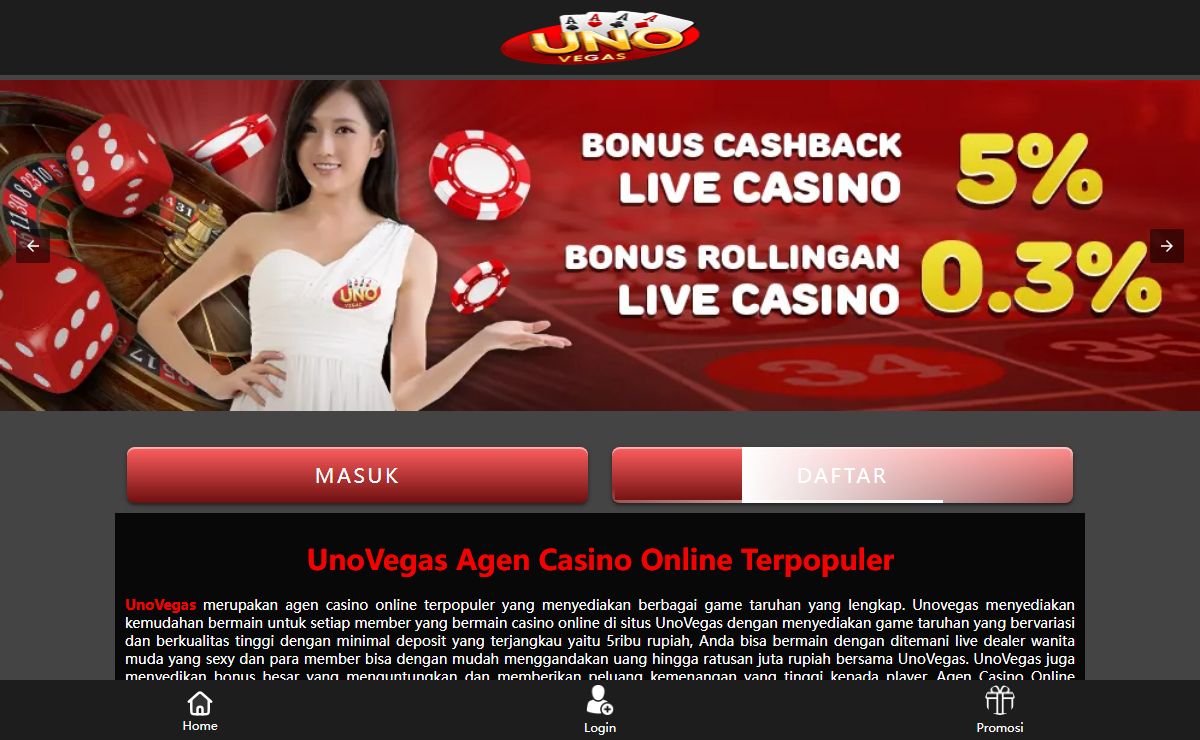 UnoVegas - Agen Casino Online Terpopuler | Login Uno Vegas