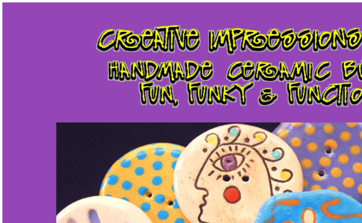 Creative Impressions In Clay :: Ceramic Buttons :: Clay Buttons