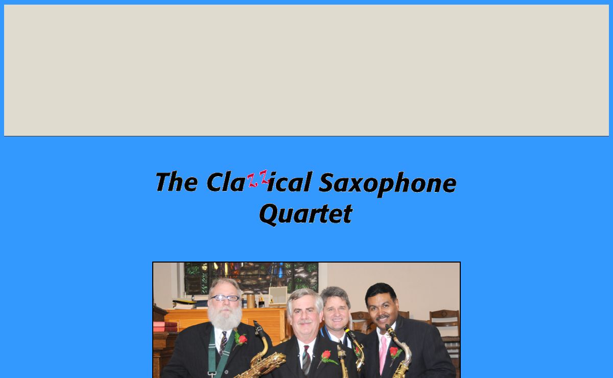 Clazzical Saxophone Quartet