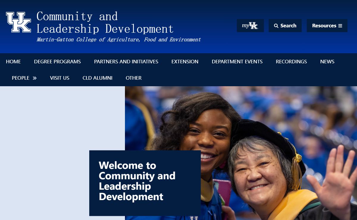 Home | Community and Leadership Development