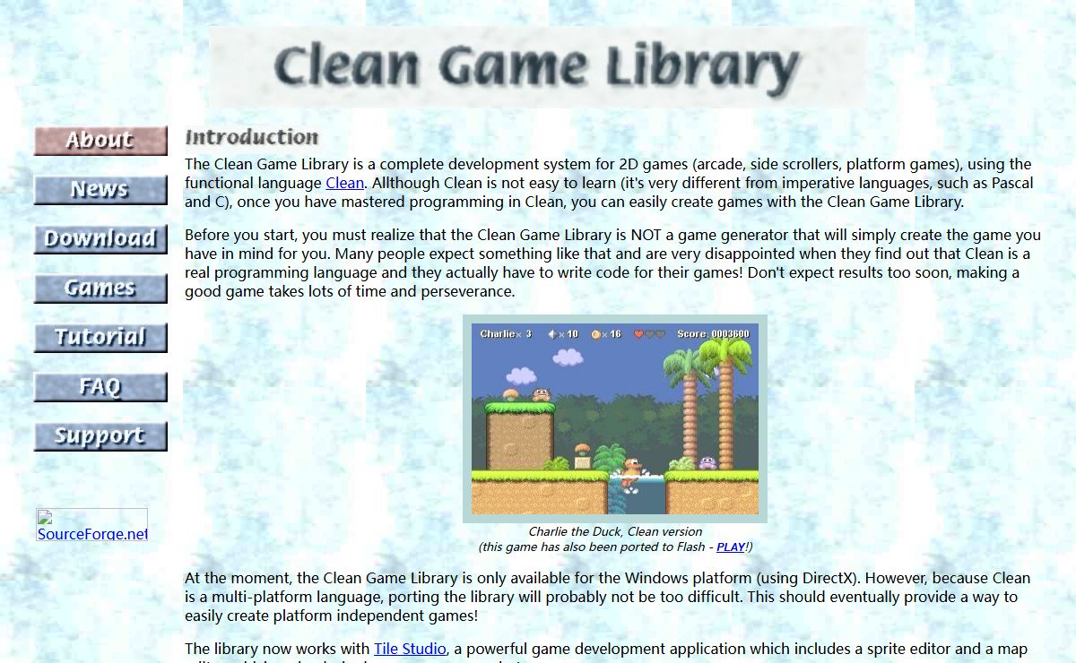 Clean Game Library