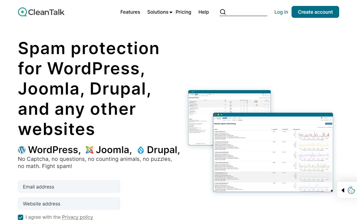 Anti-Spam Plugins for WordPress, Joomla, Drupal, and any other websites
