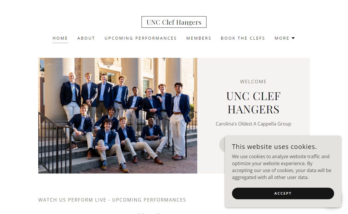 UNC Clef Hangers - Home