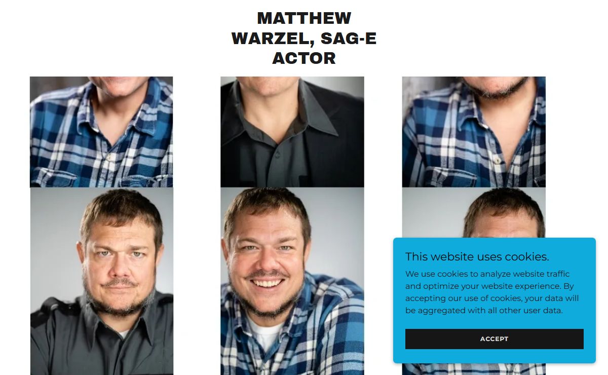 Matthew Warzel, Voiceover Artist