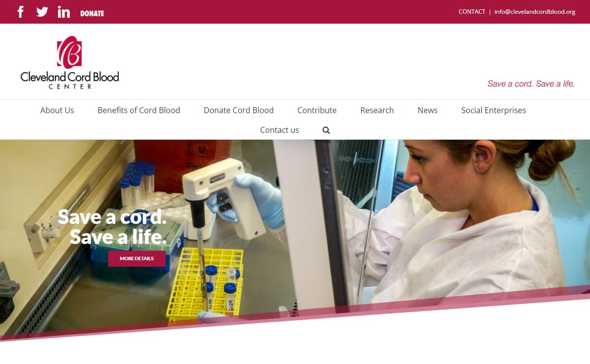 Cleveland Cord Blood – Save a cord. Save a life.